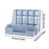 1Pcs Large Capacity Desktop File Rack Multi-layer Thickened File Holder Tray A4 Document Certificates Plastic