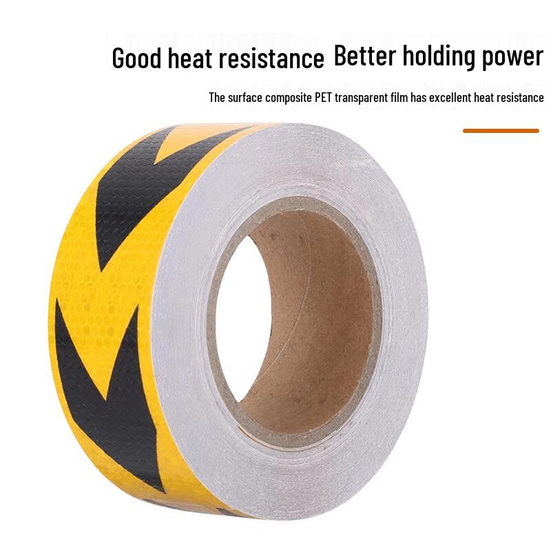 High-Visibility Reflective Arrow Safety Tape