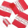  4pcs Acrylic Self-Adhesive Hinges Replacement Multi-Functional Flexible Hinges For Cabinet Box  Small Furniture Lid Hinge 