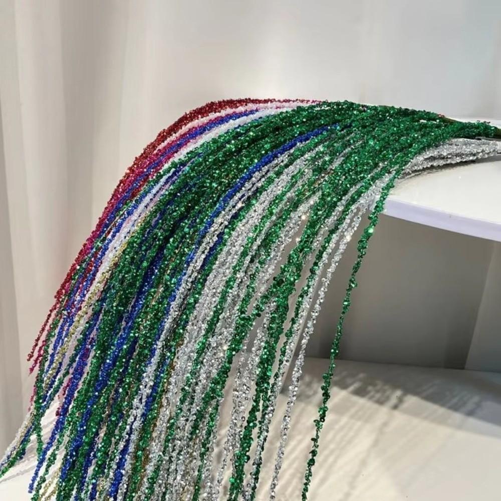 Sequin Glitter Artificial Plant Decoration Party Decoration Supplies  Xmas Tree Decoration
