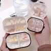 Compact Waterproof 7-Day Pill Box with Three Daily Compartments