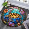 Cartoon Print Round Area Rug,Carpet Rug for Living Room Bedroom Sofa Playroom Decor,Non-slip Floor Mat