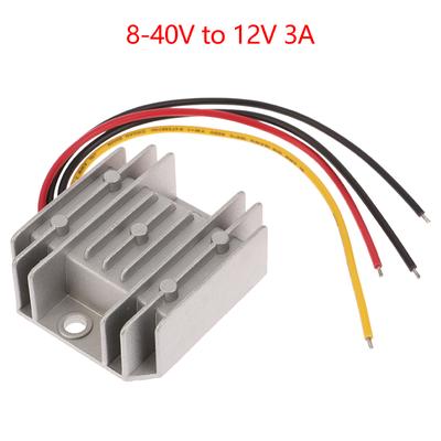 8V-40V'dan 12V 3A 36W Stabilizatör Transformatör DC Dönüştürücü Regülatör Yükseltici Düşürücü Boost Modülü Güç Kaynağı LED Araba TV İçin