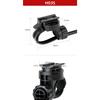 Für H07P Fahrradscheinwerferhalter 360° drehbar LED Fahrradlicht Basis Schnellmontage & -lösung Lampen-Schnallbasis-Adapter für Gaciron