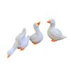 Garden Duck Statues Resin Animal Figurines Lifelike Goose Sculpture Yard Decorative for Outdoor Garden Decoration