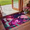 Crystal Velvet Rug Custom Name Text, Soft Non Slip Floor Mat Home DecorDandadan