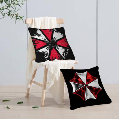 R-Resident-Game-E-Evil Poszewka na poduszkę Umbrella Corp Cale Dekoracja Farmhouse do domu Poszewki na poduszki do rzucania na kanapę Dekoracje