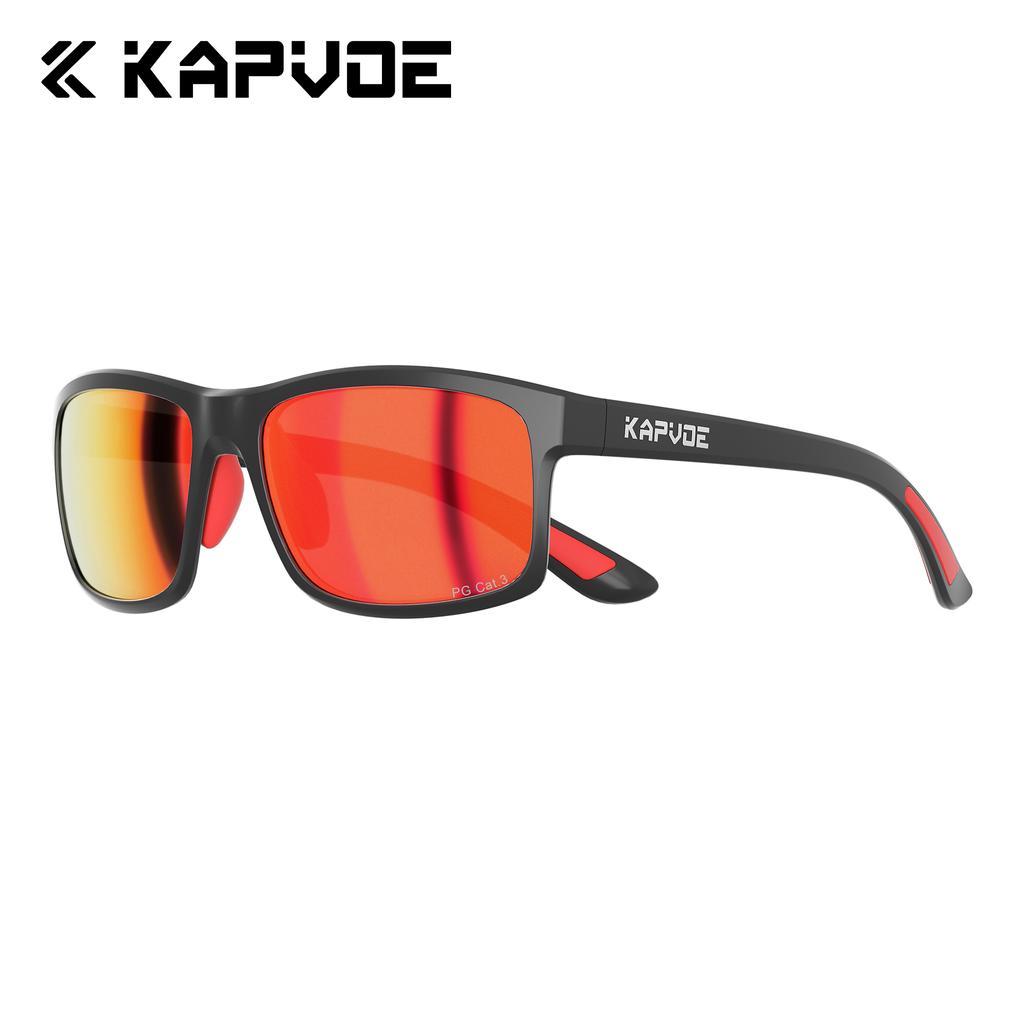KAPVOE Polarized Sunglasses Fishing Hiking Mountaineering Sports Driving Glasses Stylish Outdoor Sunglasses for Cycling Trekking