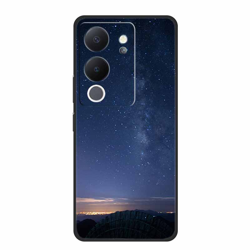 Phone Case For Vivo V30 Lite 5G Back Cover Case Shockproof Black Silicone Soft Funda For Vivo V30 Lite Case V 30 Lite Coque Capa