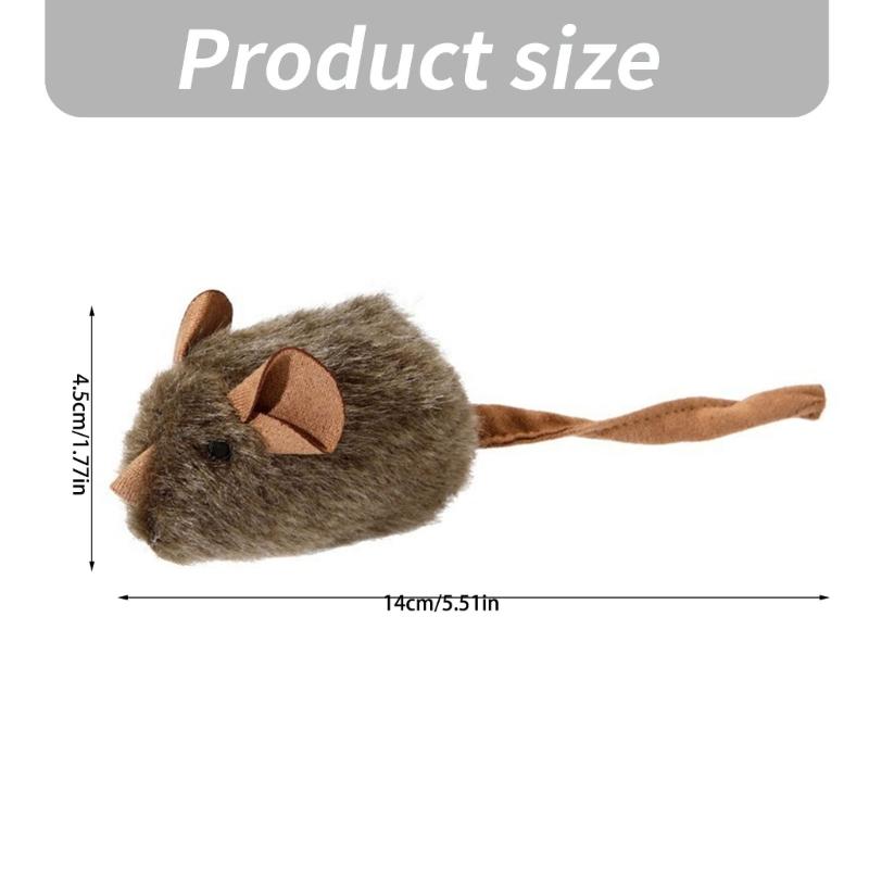Intelligent Sensing Squeaky Mouse Cats Toy with Automatic Sensors Design For Indoor Cats Entertainment Mental Stimulation