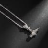 New Mens Goat Thor Hammer Chain Fashion Pendant Necklace