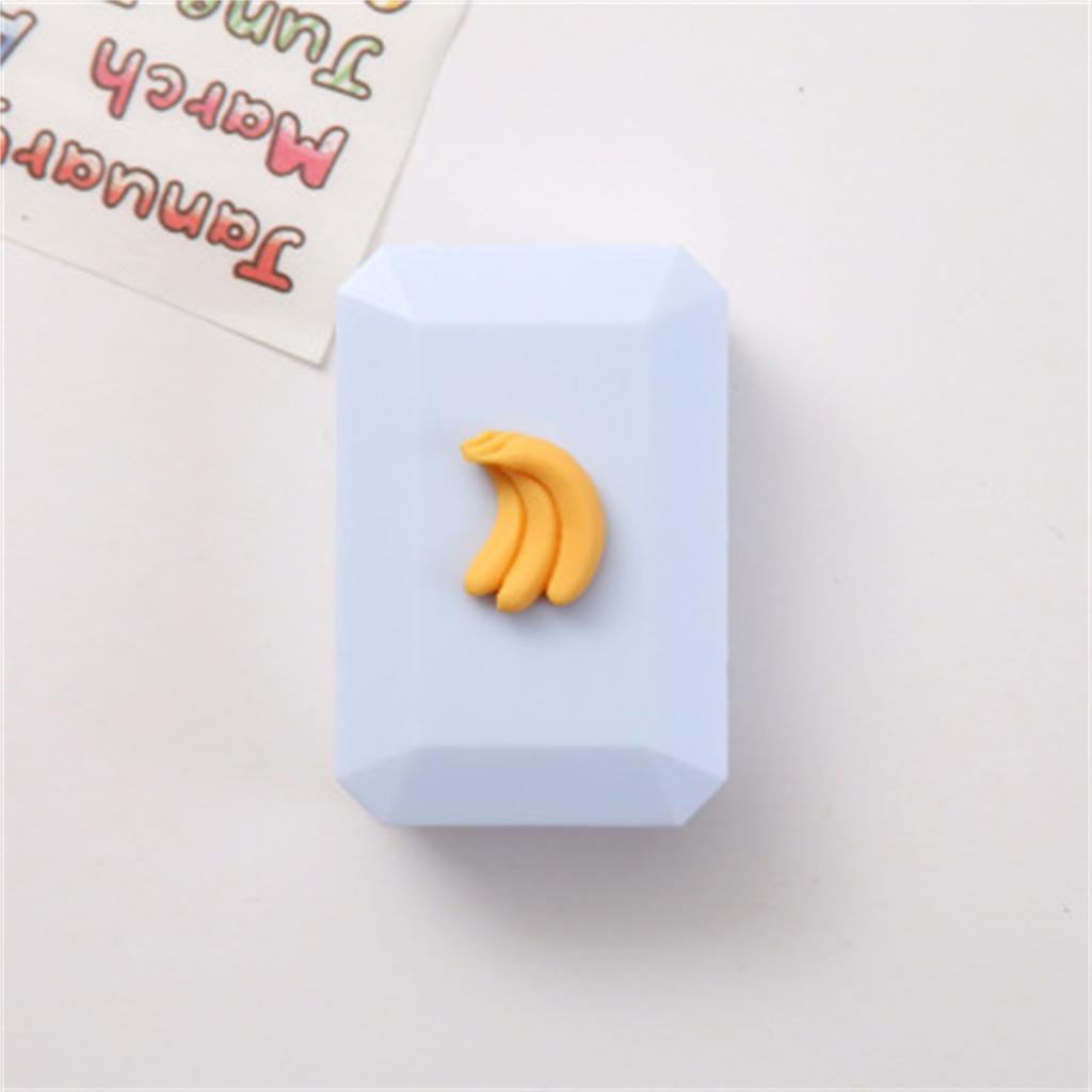 Travel Outdoor Cute Fruit Shape Storage C^ontact L^ens Holder Case Mirror Box Container