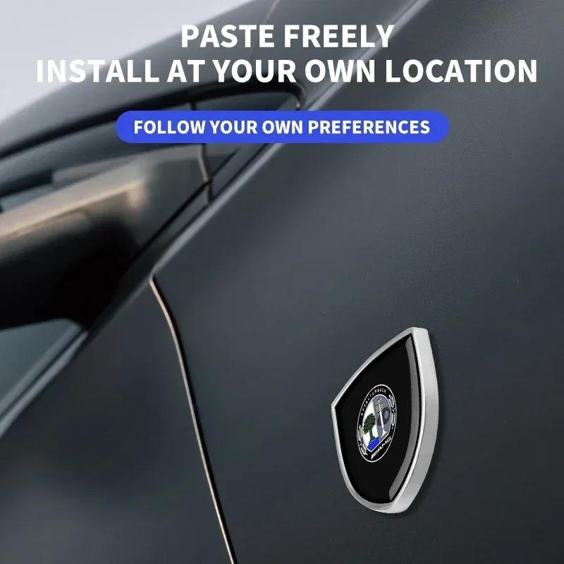 2025 Hot For BMW 3D Metal Sticker Car Body Badge Shield Styling Auto Accessories For BMW 5 7 X3 X4 X5 X6 F Series F01 F02 F10 F1