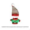 Plush Doll Pullover Top Dress Up Christmas Snowman Outfit Keychain Clothes Set for 6.69''