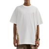 Burberry FW22 Check Panel Cotton T-shirt White 80615531