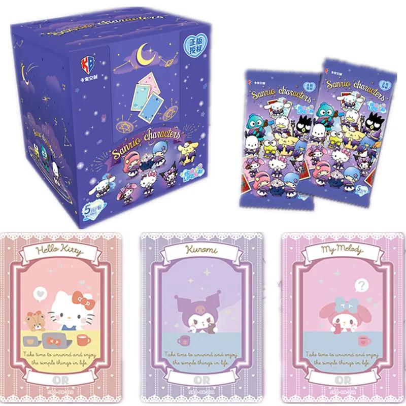 Wenchuang Sanrio Character Cards Cinnamoroll Kuromi Set, Anime Pack, Official Kids Gift Officially Licensed