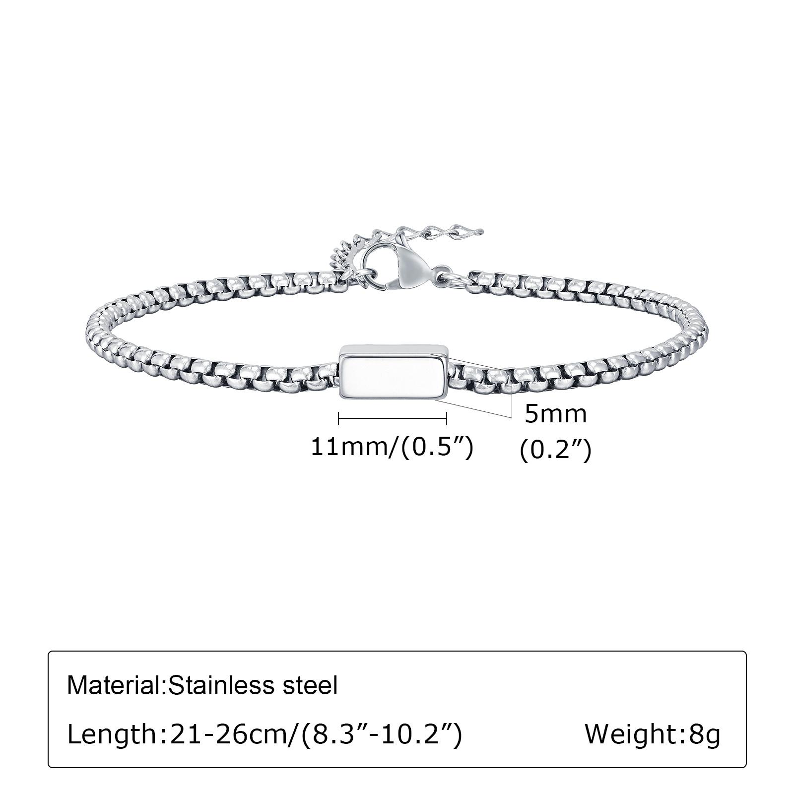 

Браслеты-цепочки с инициалами для мужчин, мальчиков, цепочка из нержавеющей стали с 26 буквами алфавита A-Z, новый тренд, подарки с цирконами V