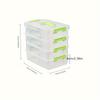 4-Piece Stackable Jewelry Box with Dividers. Convertible Single Units. Perfect for Hair Accessories & Organizing.