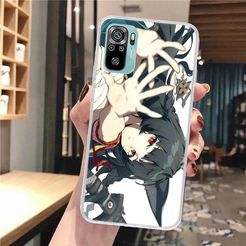 Hoshimi Miyabi Zenless Zone Zero ZZZ Silicon Phone Case For Xiaomi Redmi Note 14 13 12 12S 11 Pro Plus 11S 10 10S 11T 11E 4G 5G