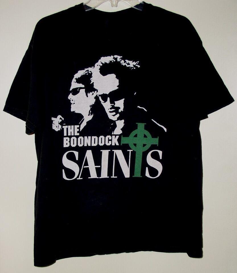 Collection The Boondock Saints Band Heavy Cotton Black T Shirt Unisex CM428 Unisex T-Shirt L