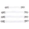 4Pc Ironing Board Cover Clip Fasteners Tight Fit Elastic Brace Ties Straps Grips