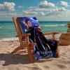Custom Name Ultra-Soft Beach Towel with League of Legends Theme,Ideal for Pool - Camping, Diving - Perfect Travel Essential, Vibrant Beach Towel.