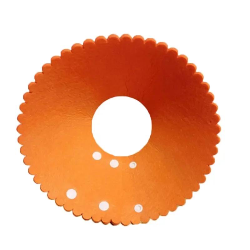 

Healing Protect Elizabethan Anti-Bite Collar Supplies Shaped Wound Recovery Pet Recovery Cat Anti-Lick Collar Flower Collar Cat S оранжевый