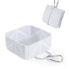 Silikon Faltbare Hundenapf Auslaufsicher Leicht Katze Faltnapf 500ML Mit Karabiner Faltbarer Haustier Reise Napf Picknick