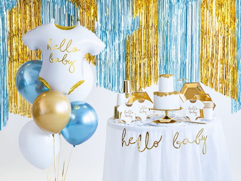 Partydeco Kurtyna Imprezowa Jasny Złoty 90 X 250Cm