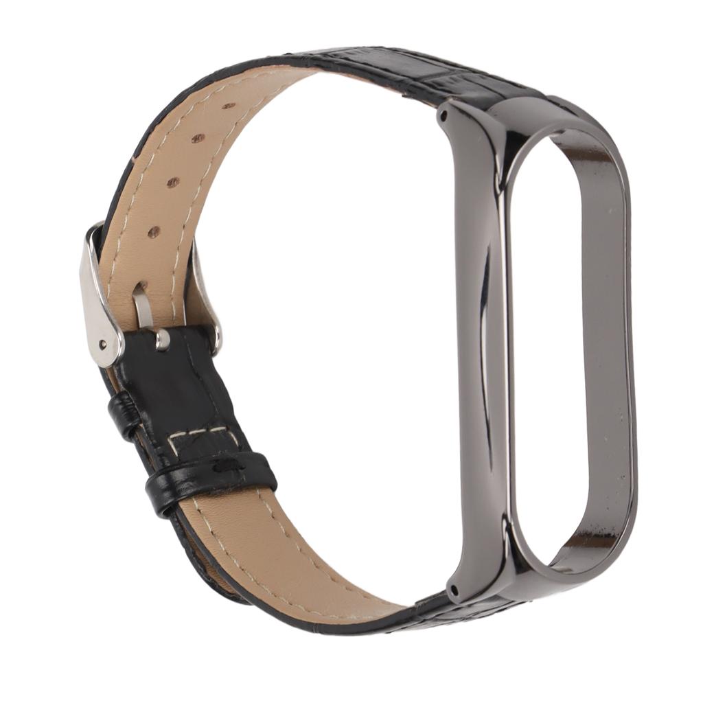 Quick Release Leather Watch Bands Bamboo Pattern Watch Straps Wrist Smartwatch Strap Replacement