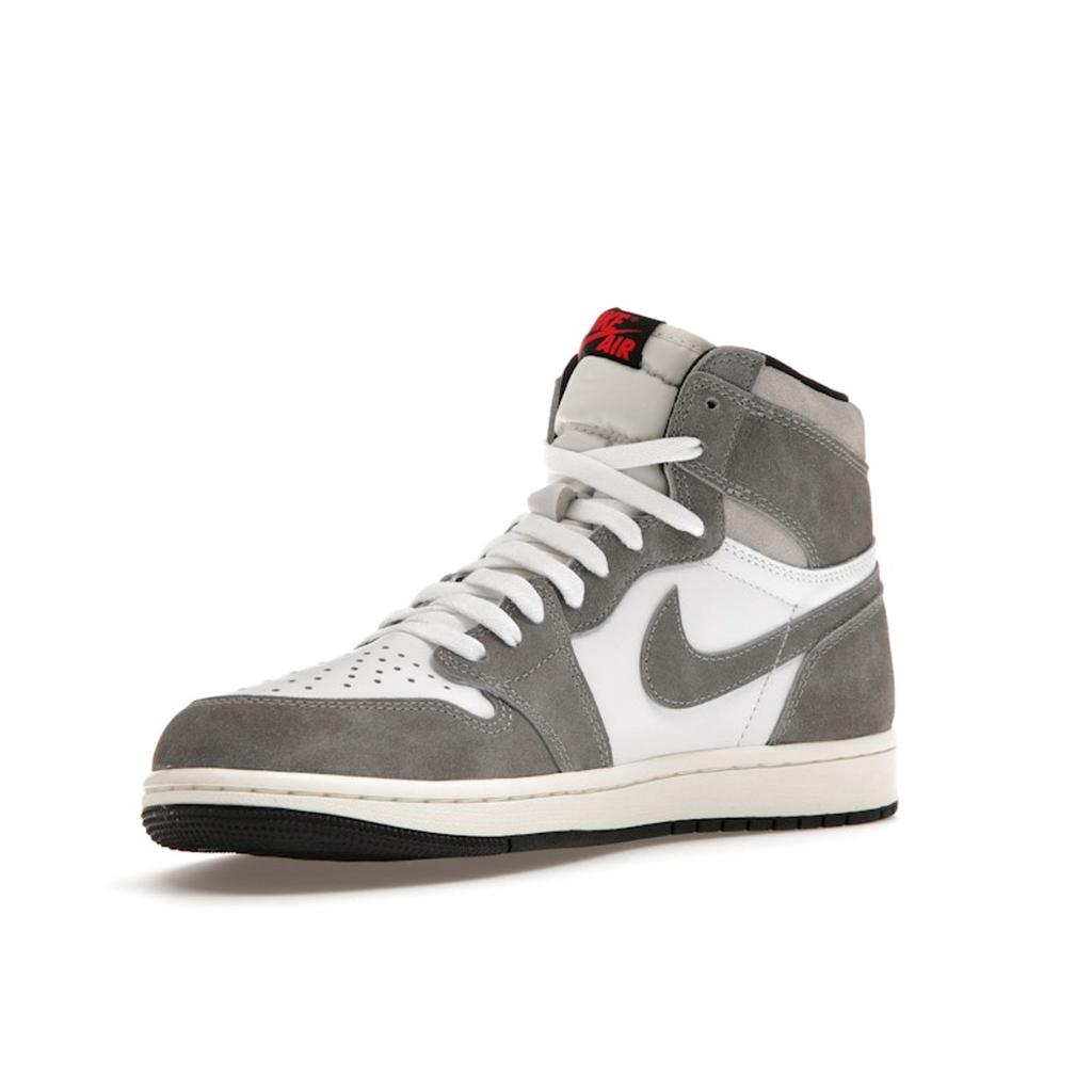 Air Jordan 1 Retro High OG Washed Black Unisexové tenisky Šedá Ohnivě červená Světle kouřově šedá DZ5485-051