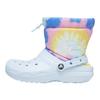 Crocs Zueco Clásico Cálido Antideslizante Botas Cortas de Nieve Unisex Botas Blanco 207328-002