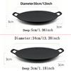 Korean Grill Pan with Nonstick 7-Layer Coating,11.8" /13.38" Aluminum BBQ Griddle for Induction, Gas Stove, Indoor and Outdoor