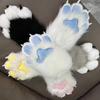 Guanti Cosplay Ragazza Gatto Furu Shou con Artigli Colorati e Unghie Strillanti