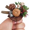Summer Pine Cone & Dried Flower Car Vent Aromatherapy Decoration