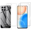 Case for HONOR X8 and 2 Tempered Glass Screen Protector Film Phonillico®