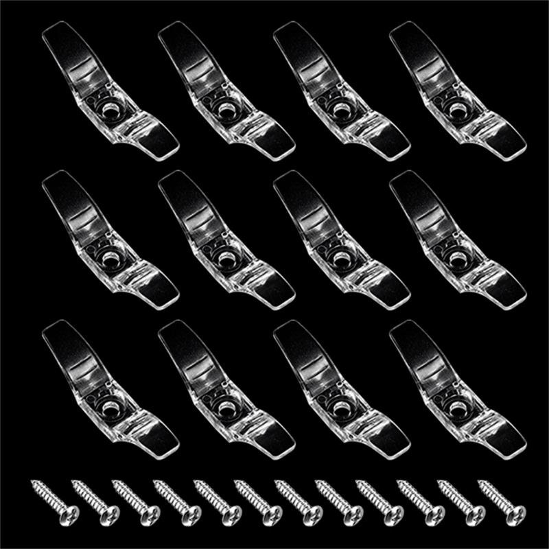 Blinds Cord Cleats Safety Rope Cleats,Small Rope Cleats Holders Blind Hook Winders with Screws for Roman Shade Curtains