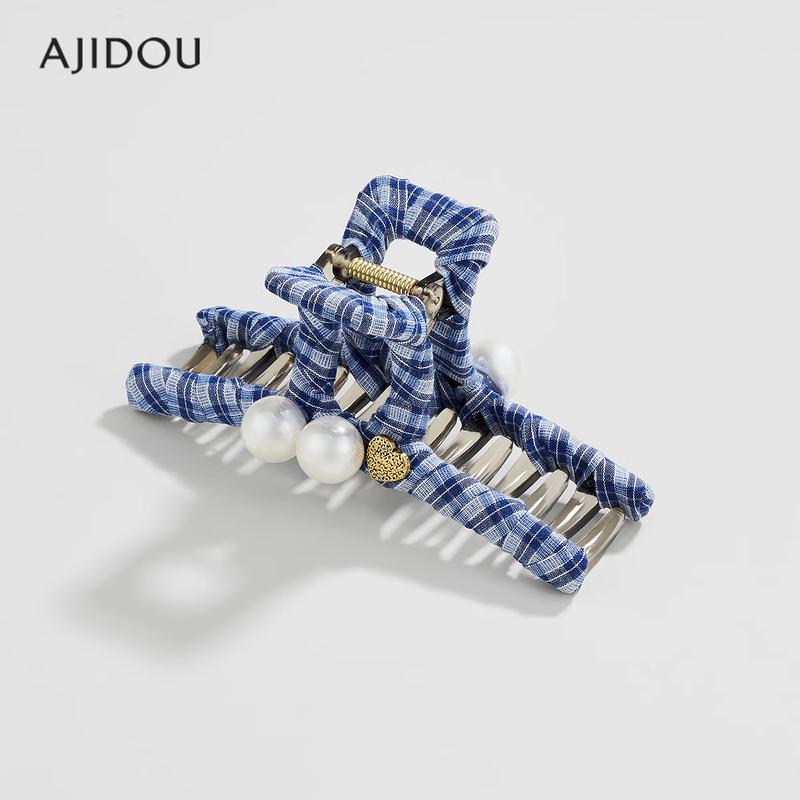 AJIDOU Imitation Pearl Hair Claw Clip