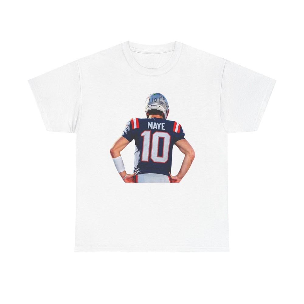 Drake Maye Graphic T Shirt NEW ADULT FOOTBALL Unisex Heavy Cotton Tee Unisex T-Shirt L