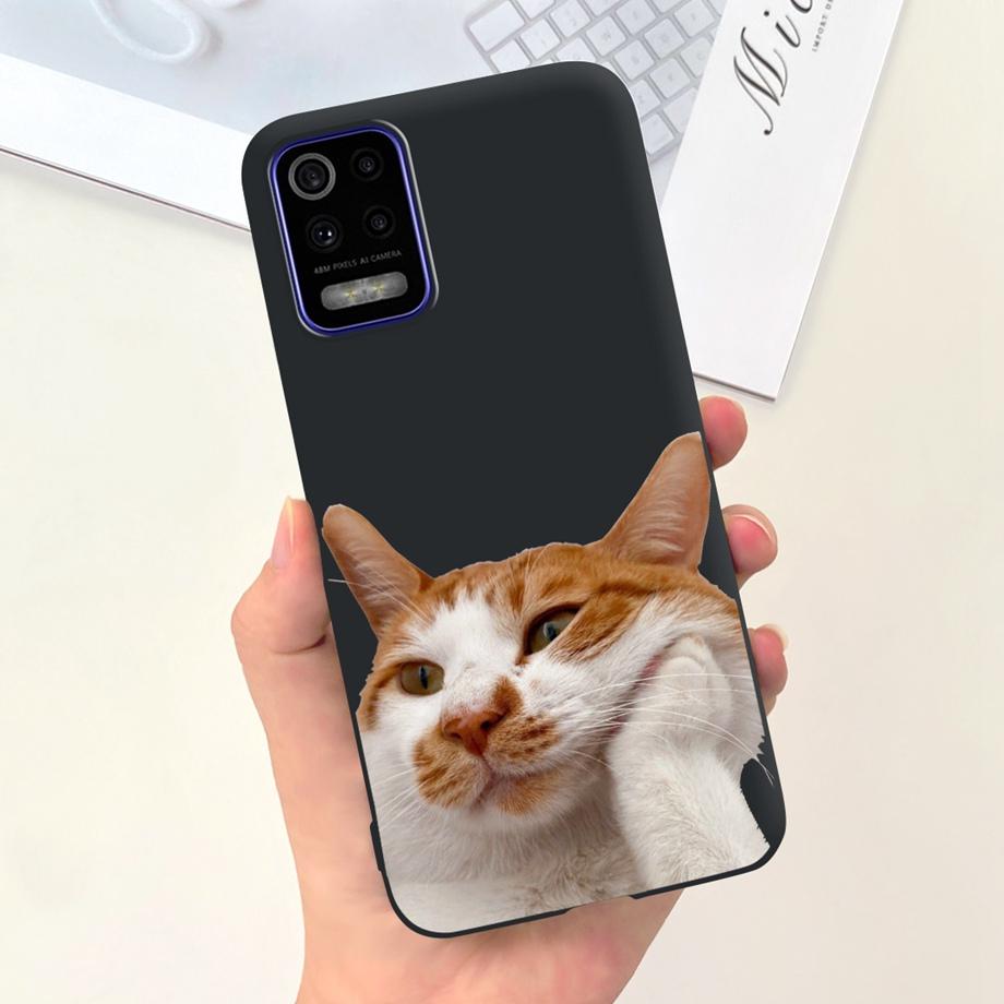 For LG K52 Q52 2020 Phone Case Soft Matte Silicone Capa For LGK52 LGQ52 2020 Funda Goothic Style Cartoon Back Cover Cute Pattern