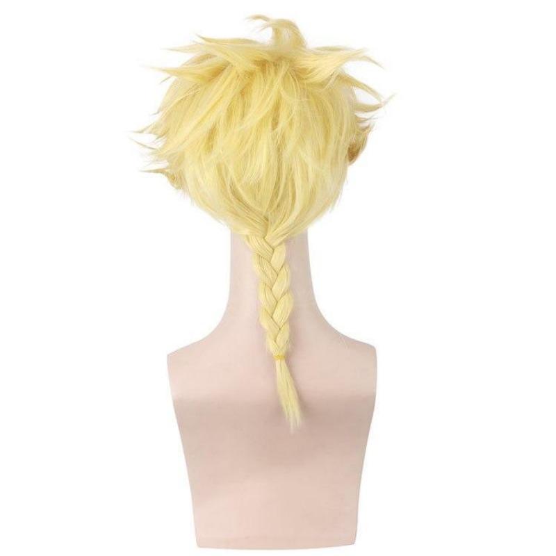 50CM Anime JoJo's Bizarre Adventure Golden Wind Giorno Giovanna Cosplay Wig Heat Resistant Hair Cosplay Wigs