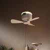 Hanging Fan Battery Operated Ceiling Fan with Light with Remote Control USB Rechargeable Fan 3 Wind Speed for Canopy Tent