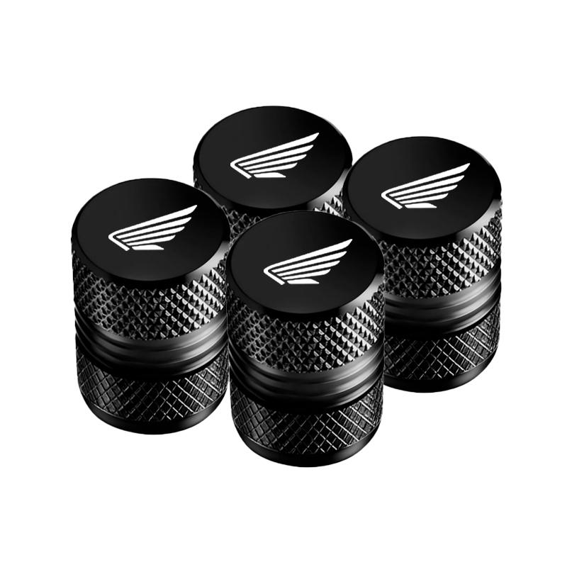 4Pcs Metal Car Tire Valve Cover Wheel Stem Dustproof Air Cap Case For Honda CBR 125R 954 600 650F 650R 1100XX 1000F 600RR 1000RR