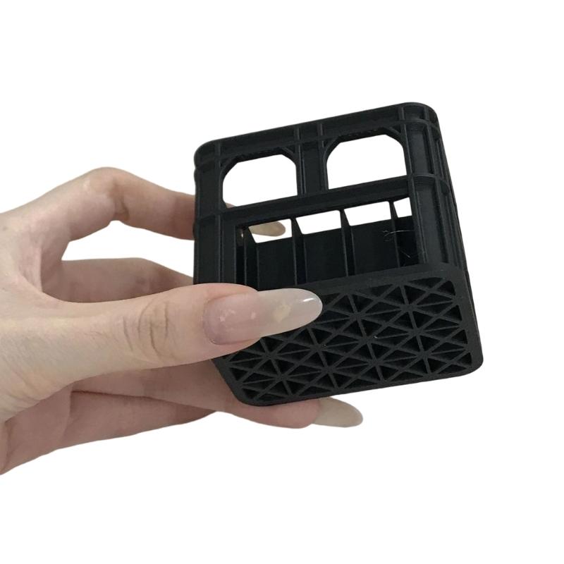 Efficient Battery Storage Box for 3A Cells Holder Stackable Clear Plastic Case with Multiple Dividers for Convenience