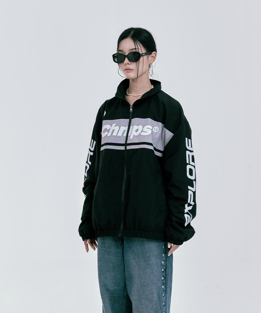 Born Champs Explore Windbreaker Jacket B24Ft01Bk