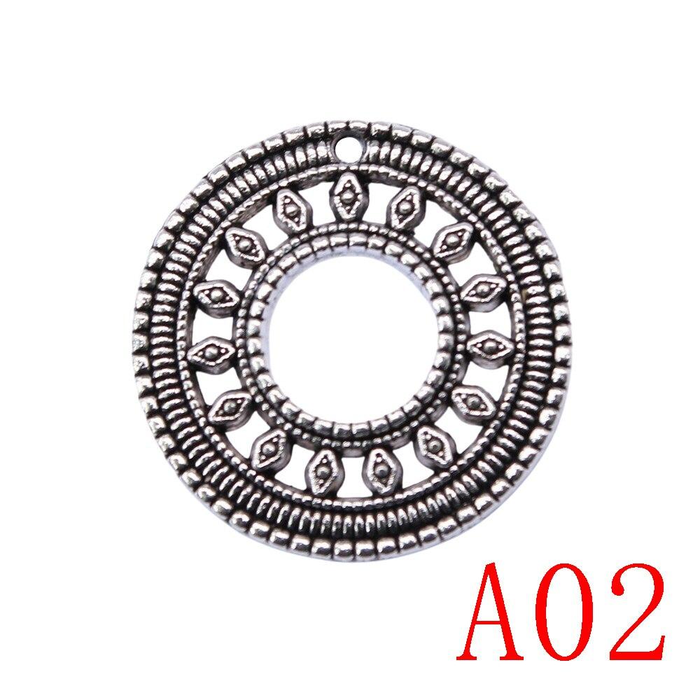 Big Circle Charms For smykker Making Accessori Decor Diy