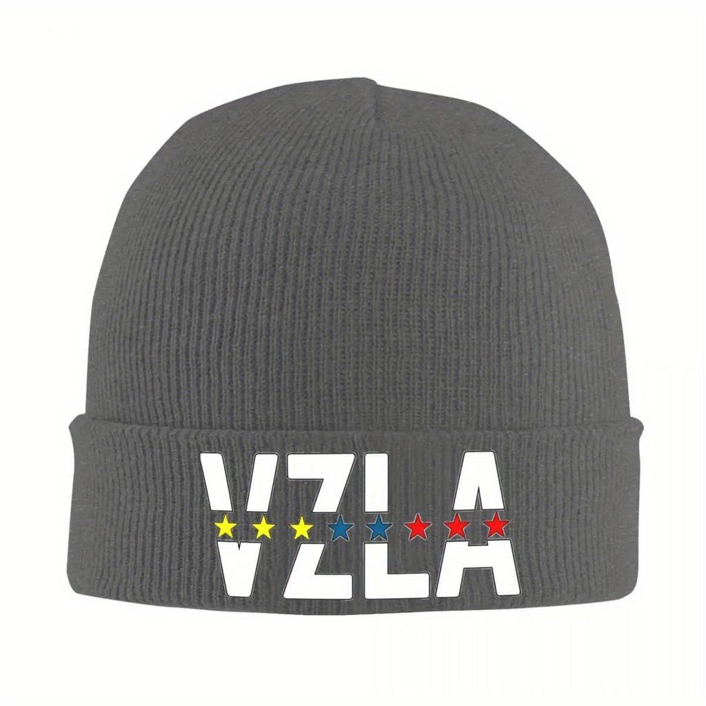 Venezuela Venezuelans Abroad VZLA Knitted Hat for Women Men Skullies Beanies Winter Hat Warm Cap