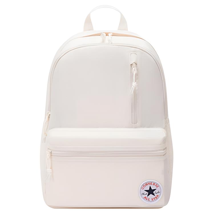 Converse Polyester Backpack Regular Unisex Classical Style White CV2443022PS-002 One Size