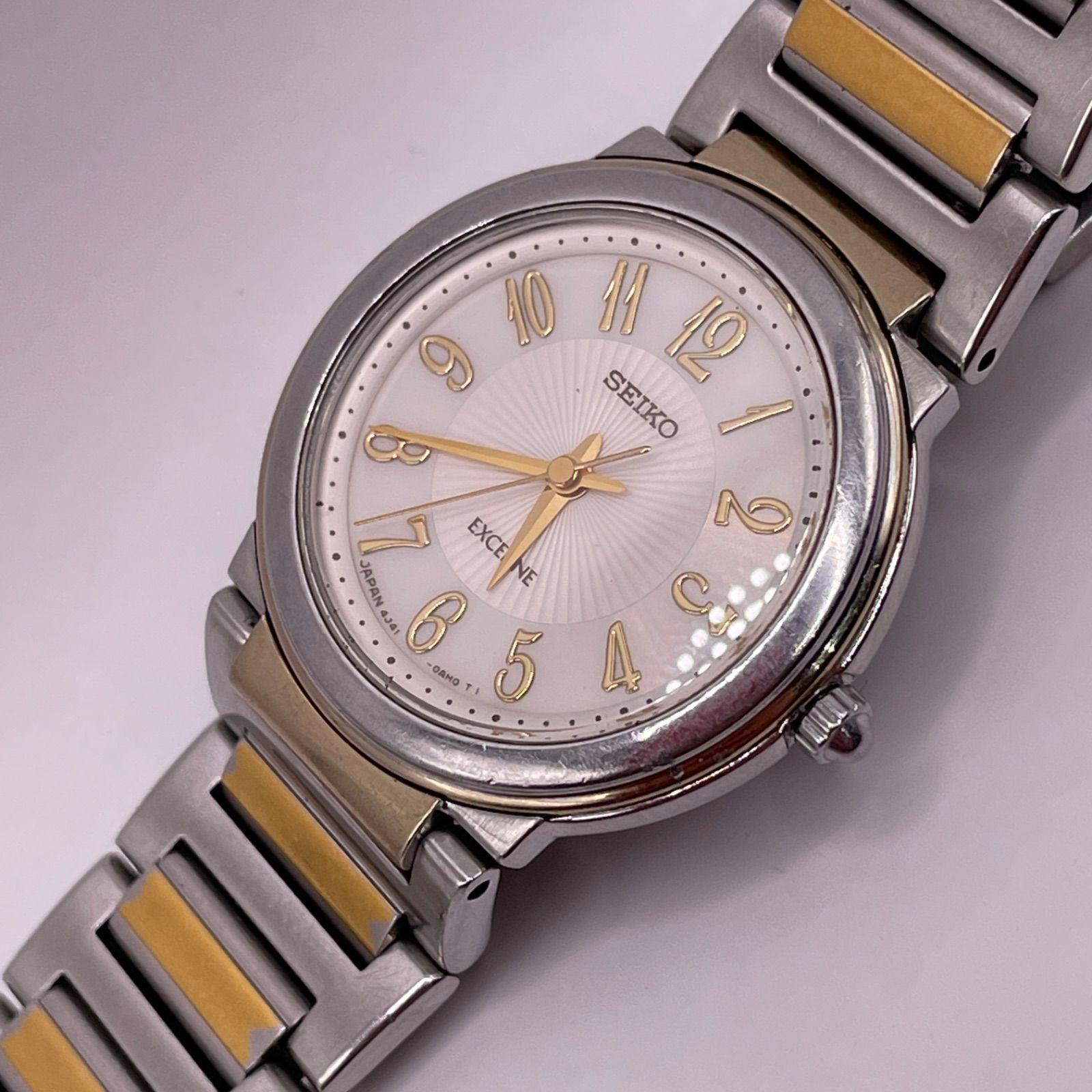 Used SEIKO Excelline ladies watch 4J41-0AE0 working item