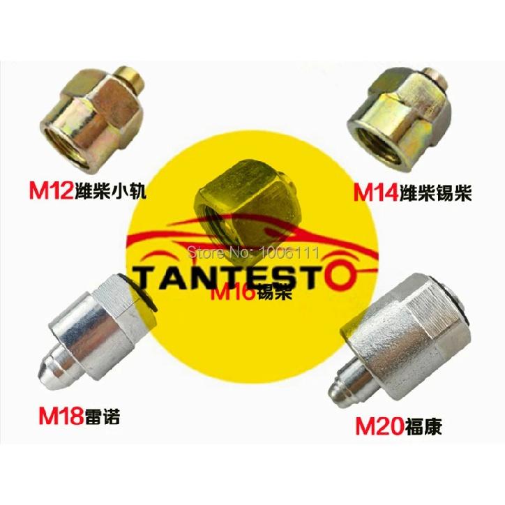 CRIN Common Rail Tube Pipe Plug M12 M14 M16 M18 M20 Fuel Injector Cap Block-Off Repair Tool